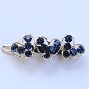 NWT BLUE CRYSTAL & RHINESTONE BARRETTE HAIR PIN